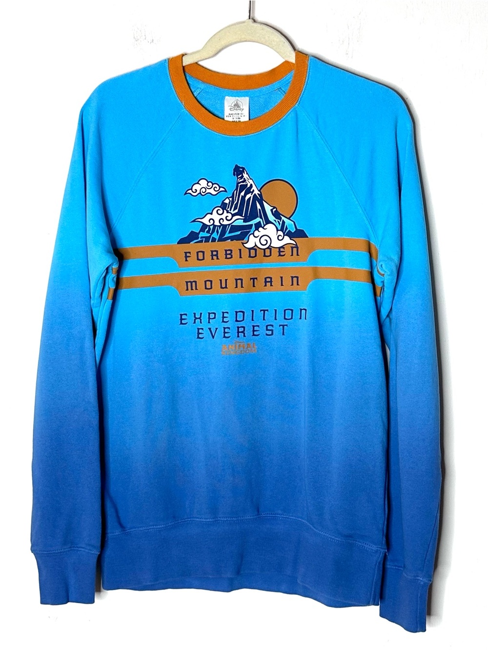 Disney Parks Expedition Everest "Forbidden Mountain" crewneck sweatshirt Small